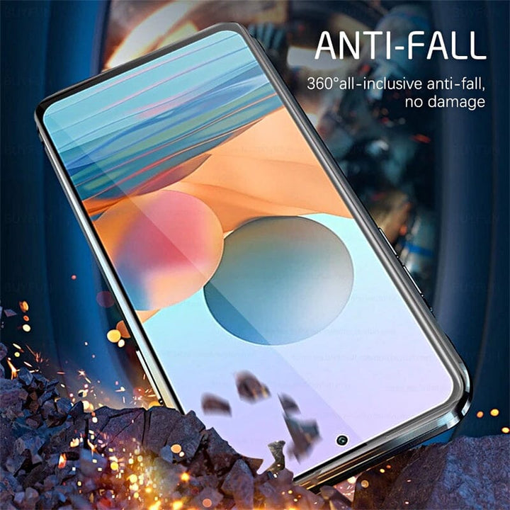 BowLift | Magnetic tempered glass double-sided phone case for Samsung