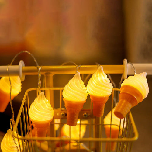 BowLift | Modern Creative Ice Cream Children LED USB Battery Decoration String Lights
