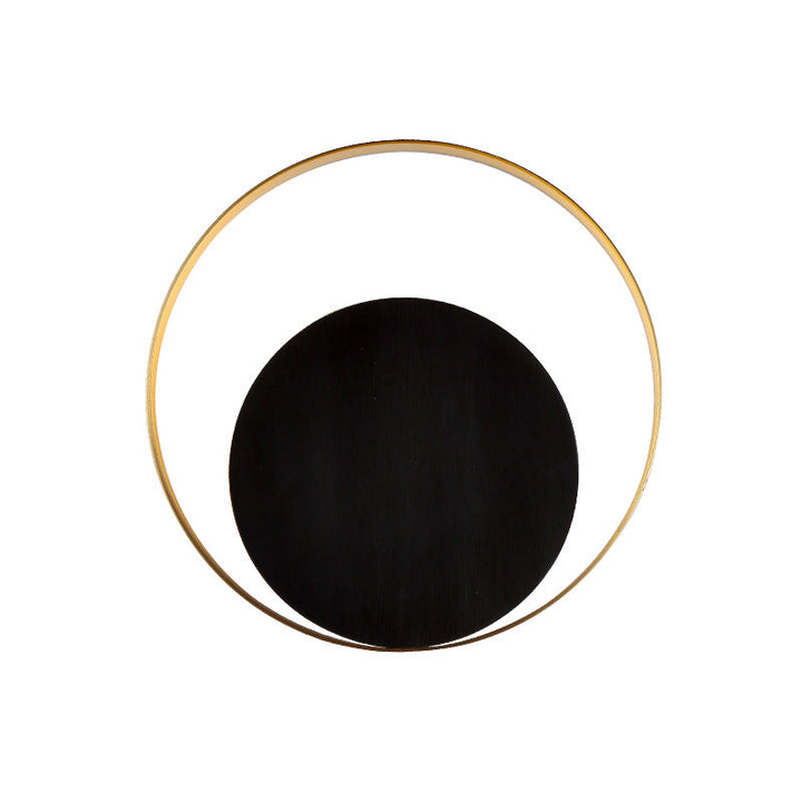 BowLift | Modern Minimalist Iron Circle Ring 1-Light Wall Sconces Lamp For Bedroom
