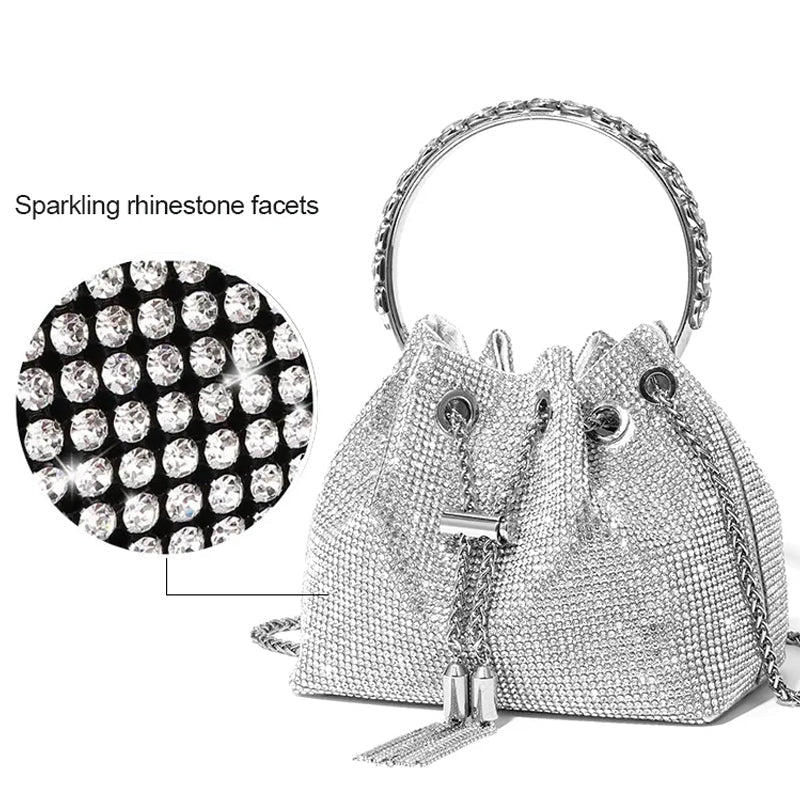 BowLift | Diamond Drawstring Bucket Bag