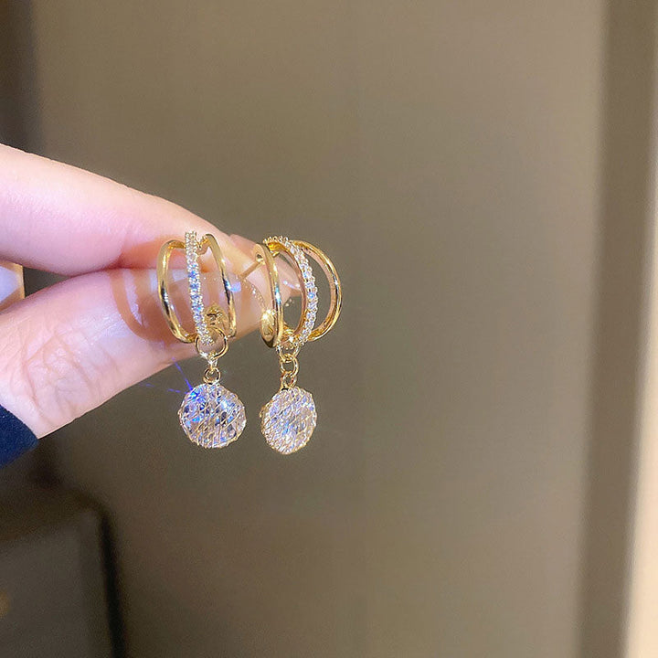 BowLift | Fashion Diamond Crown Earrings