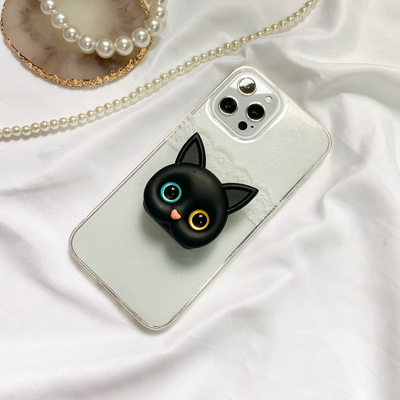 BowLift | 3D cute kitten phone holder with mini mirror