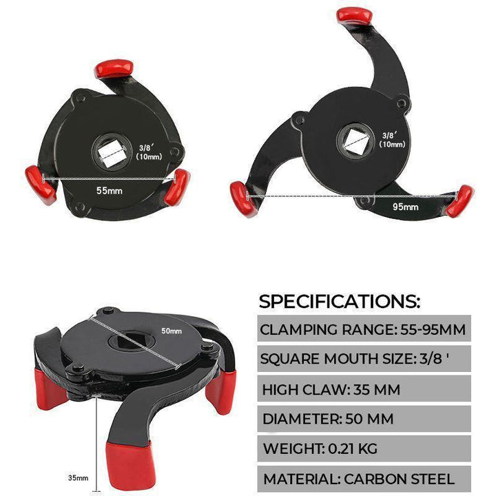 BowLift | 3 Jaw Oil Filter Wrench