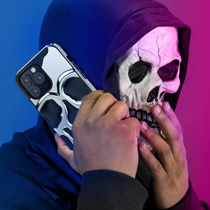 BowLift | Plated Skull Case Cover For iPhone
