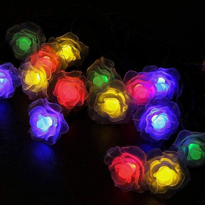 BowLift | Solar Rose String Lights Outdoor Waterproof LED Decorative String Lights