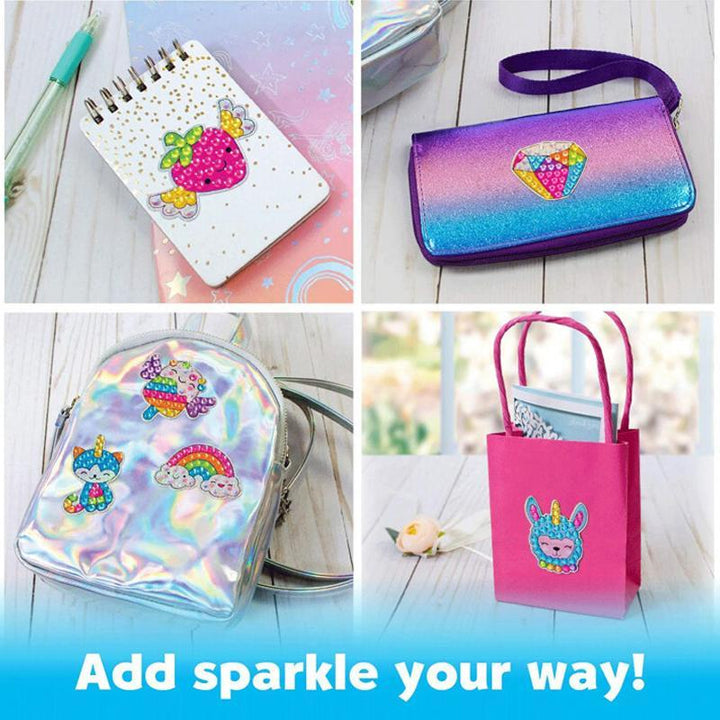 BowLift | Large Gem Diamond Painting Stickers for Kids