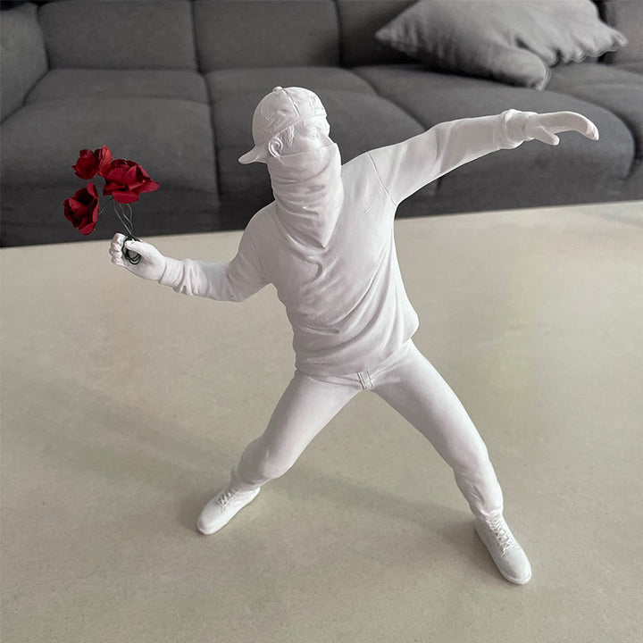 BowLift | Banksy Flower Rioter Ornament