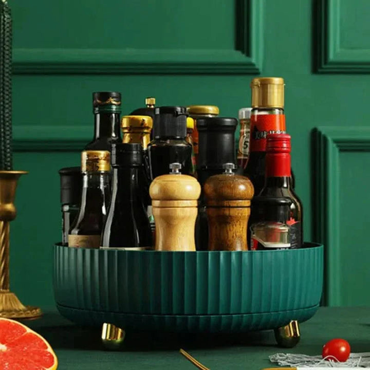 BowLift | 360° ROTATION ORGANIZER – Rotatable storage assistant for kitchen, bathroom & office with space-saving design