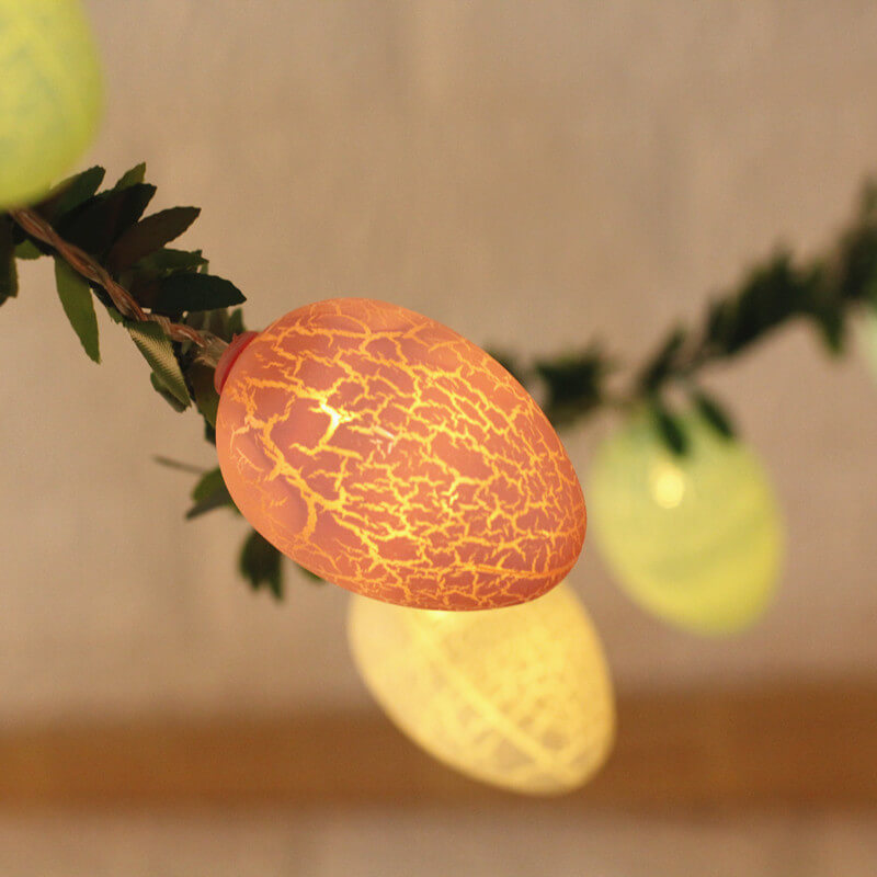BowLift | Easter Cracked Egg Rattan  String LED Decorative String Lights