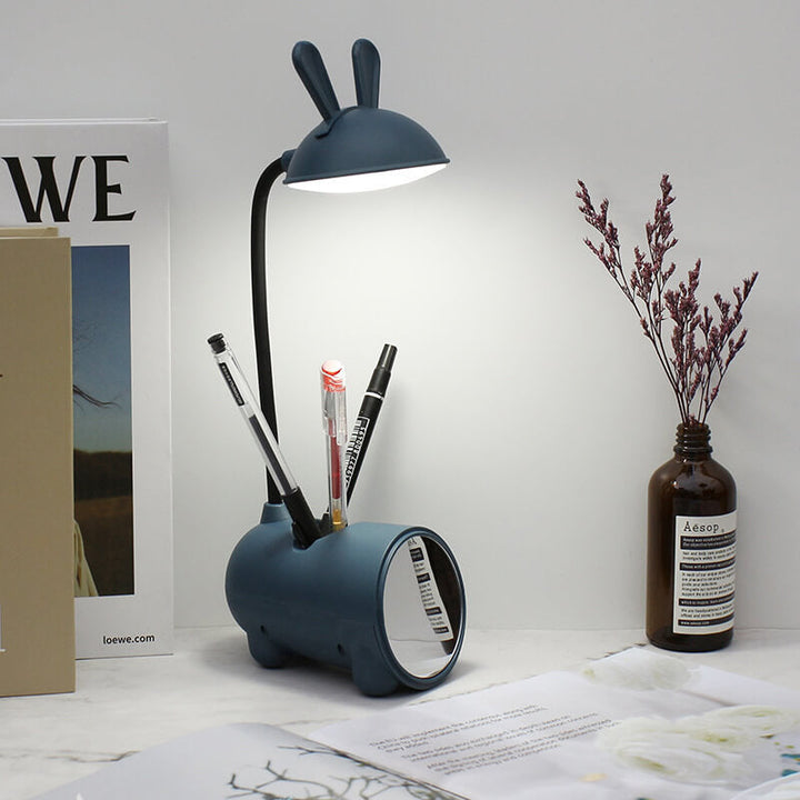 BowLift | Cartoon Creative Rabbit LED Touch USB Pen Holder Desk Lamp