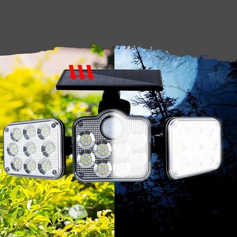 BowLift | Triple LED Solar Wall Light