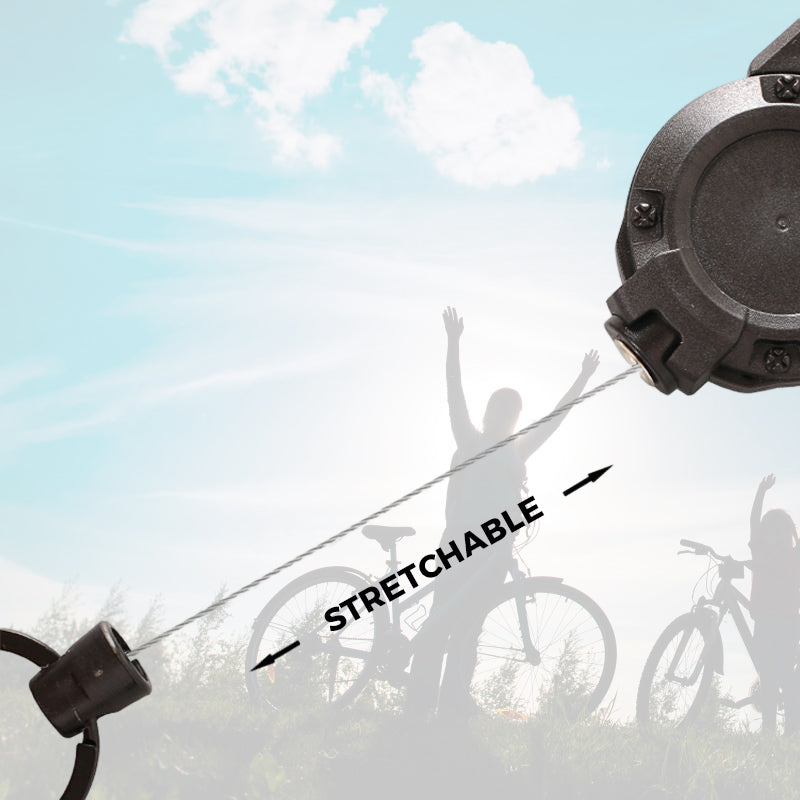 BowLift | Outdoor Automatic Retractable Wire Rope Luya Tactical Keychain