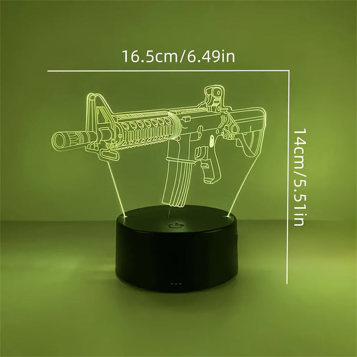 GeoLume - 3D LED Desk Lamp with Touch Bowlift
