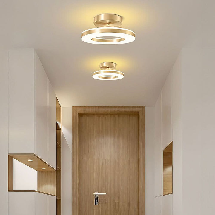 BowLift | ZAYNO Black LED Ceiling Light – Modern Flush Mount