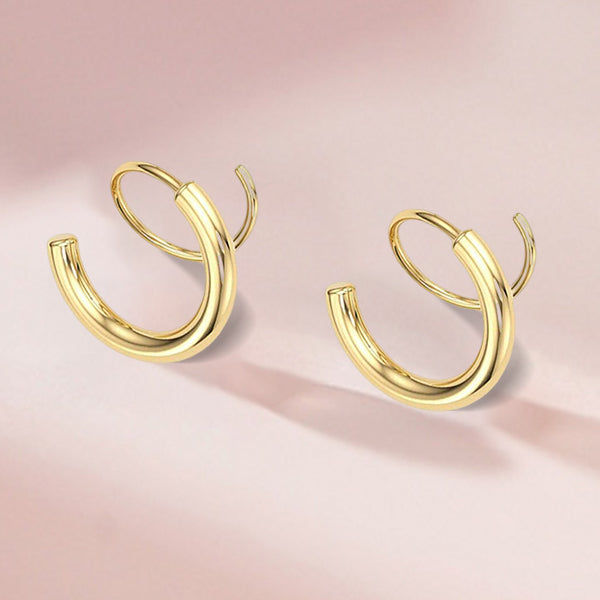 BowLift | Double Twist Spiral Earrings