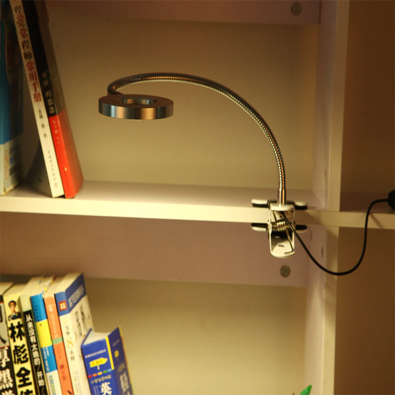 BowLift | Creative simple USB pants button LED reading clip desk lamp