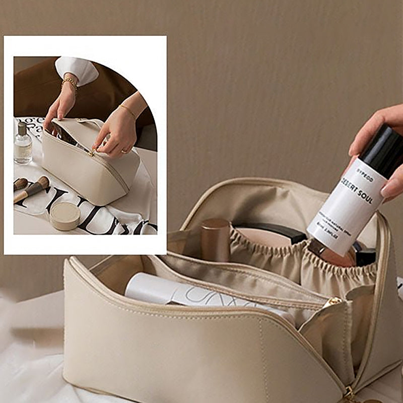 Portable travel cosmetic bag made of PU | Bowlift