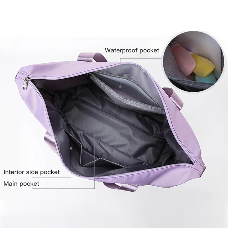 BowLift | High-capacity Double-layer Wet Separation Travelling Bag