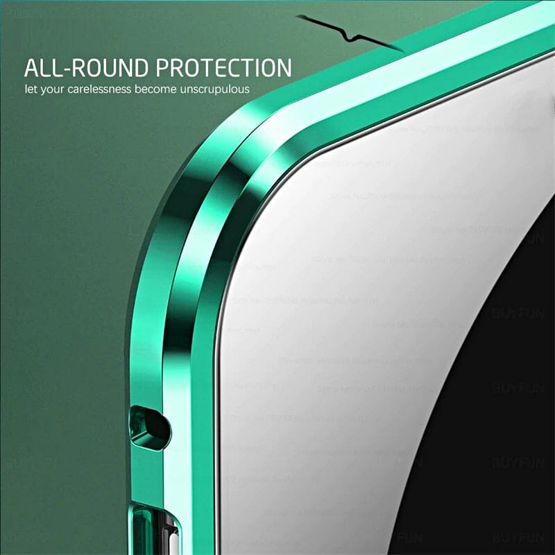 BowLift | Magnetic tempered glass double-sided phone case for Samsung
