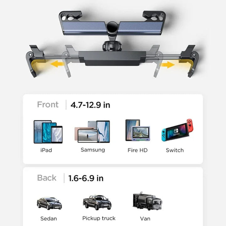 BowLift | Headrest Tablet Mount Suitable for iPhone
