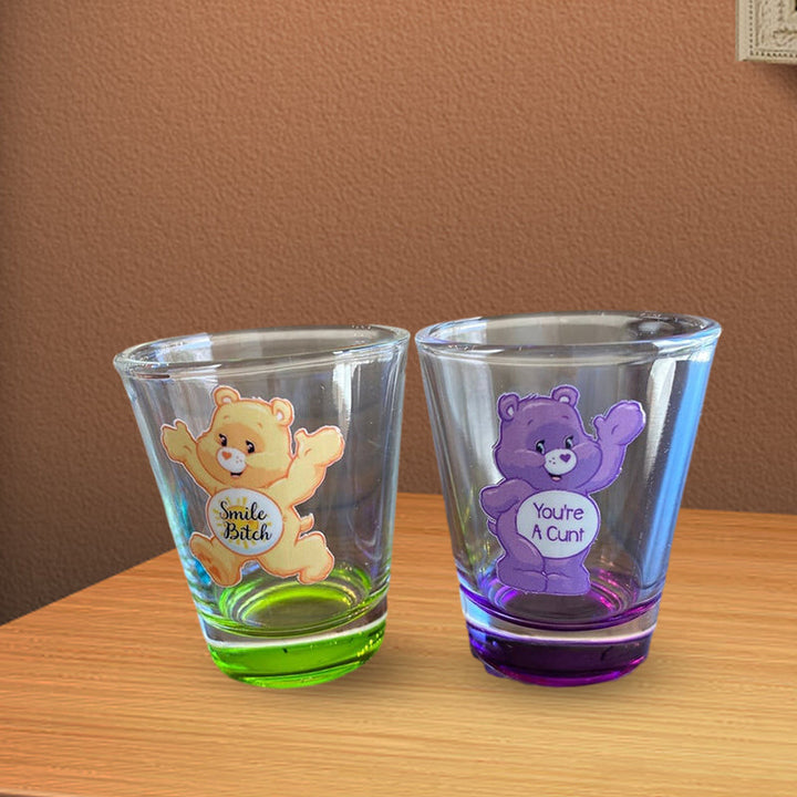 BowLift | Swear Bears Shot Glasses, 6 Pieces