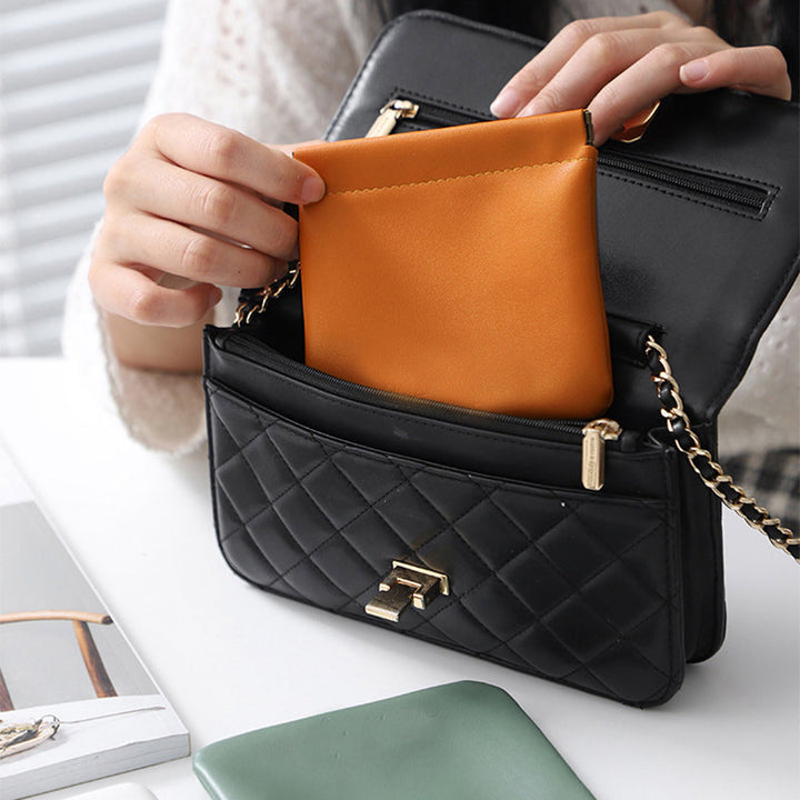 BowLift | PU Leather Pocket Cosmetic Bag
