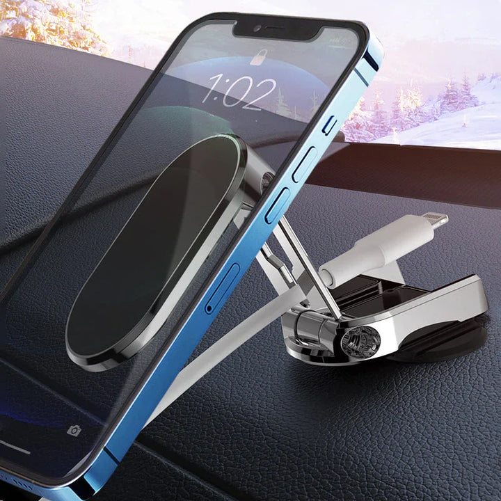 BowLift | Metal Folding Cart Phone Holder