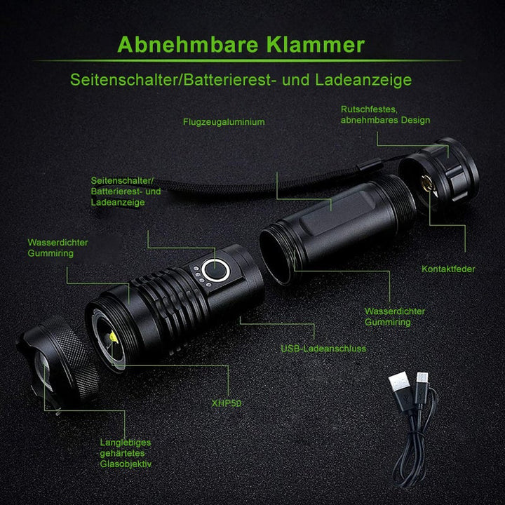 BowLift | Waterproof military laser flashlight
