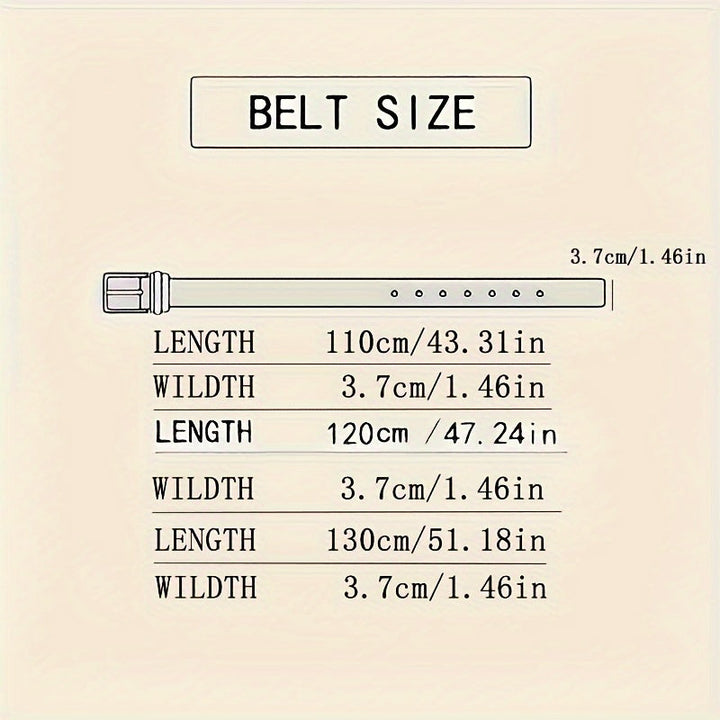 BowLift | Men’s Genuine Leather Belt with Automatic Buckle – Classic Adjustable Cowhide Waist Belt