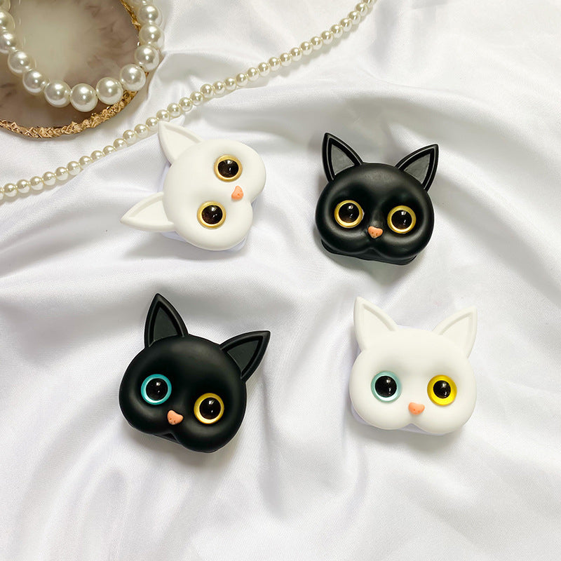 BowLift | 3D Cute Kitten Phone Holder with mini Mirror
