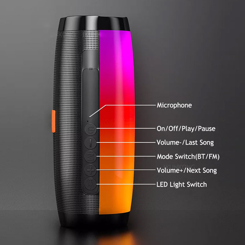 BowLift | LED Bluetooth Wireless Bass Subwoofer Music Player