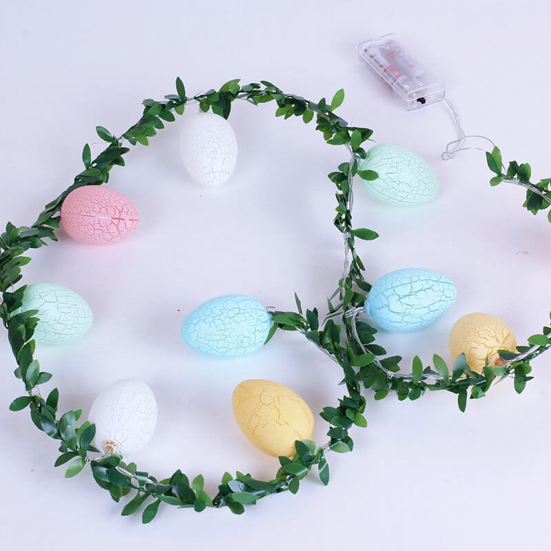 BowLift | Easter Cracked Egg Rattan  String LED Decorative String Lights