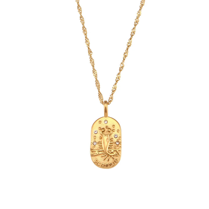 BowLift | Dainty Zodiac Tarot Inspired Necklace