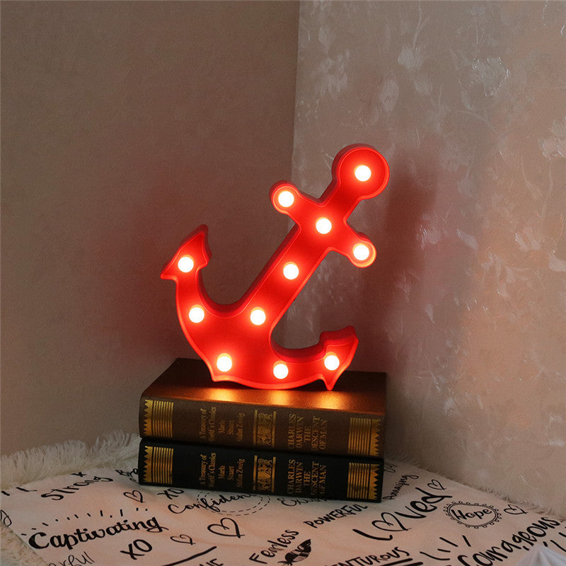 BowLift | Scandinavian modern Boat Anchor ABS Battery LED Wall Sconce Lamp