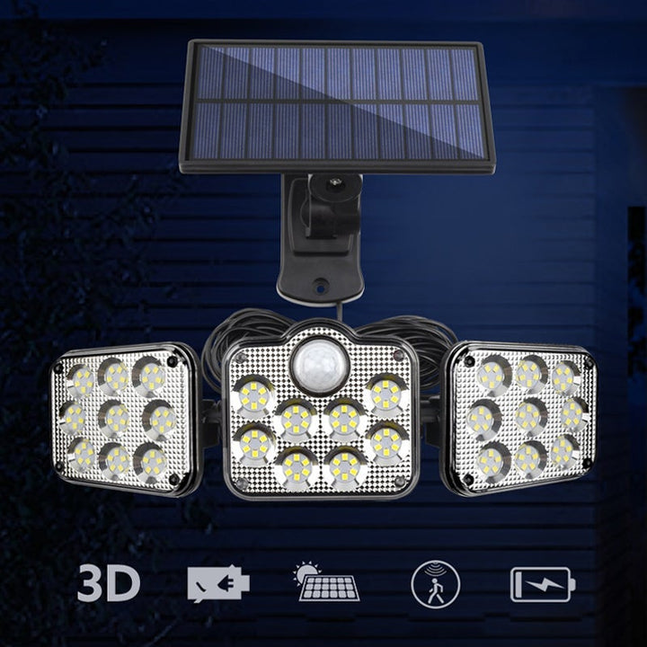 BowLift | Triple LED Solar Wall Light