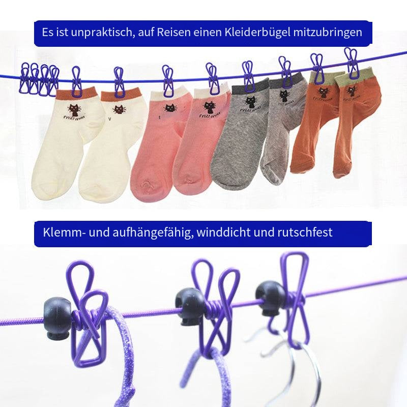 BowLift | Portable elastic travel laundry rack