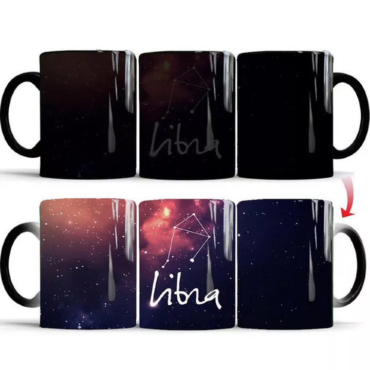 Zodiac Color Changing Magic Mugs, Heat Sensitive Ceramics Cups | Bowlift
