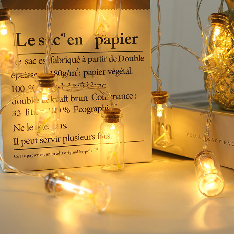 BowLift | Christmas LED Wishing Bottle Tree Snow Battery Box Decorative String Light