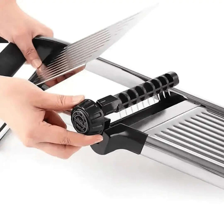 BowLift | Stainless Steel Mandoline Slicer – Adjustable Thickness Cutter