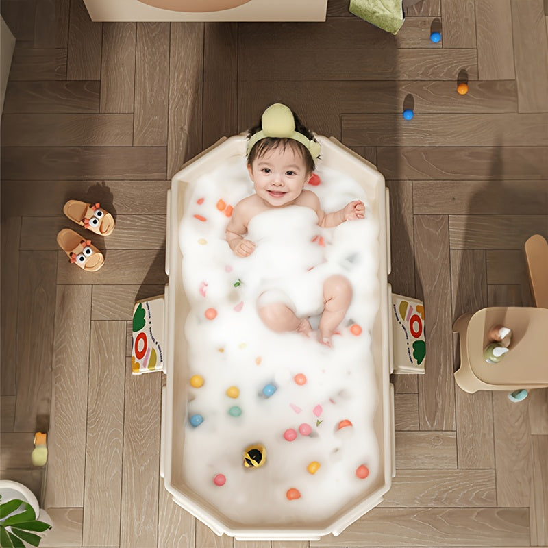 BowLift | AquaLounge Folding Bathtub | PVC | For 1–3 People | With Shelves & Quick Fill System