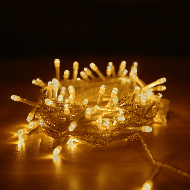 LED string lights with stars