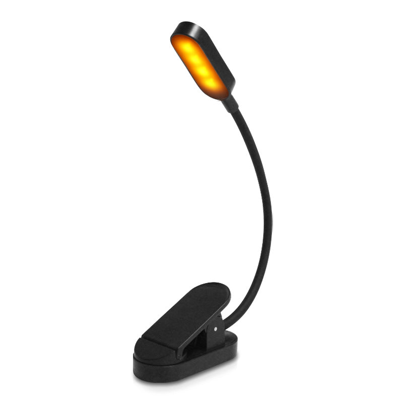 LED clamp light for books, USB rechargeable