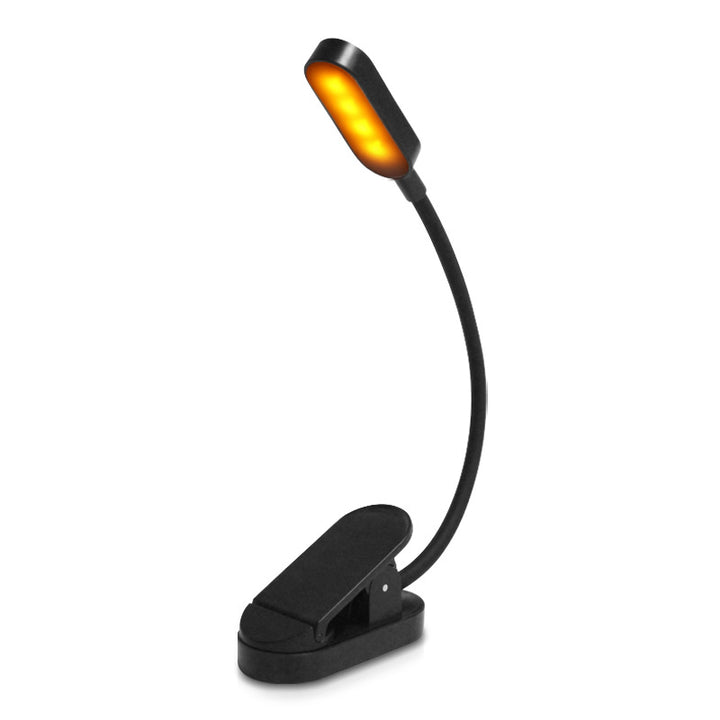 LED clamp light for books, USB rechargeable
