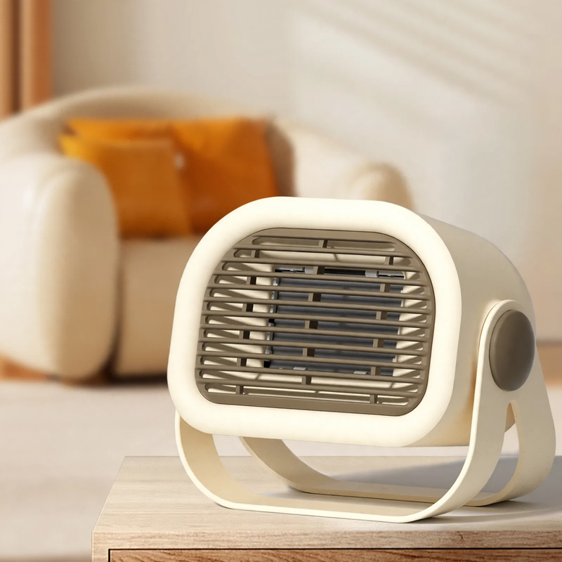 Fan heater with tip-over protection
