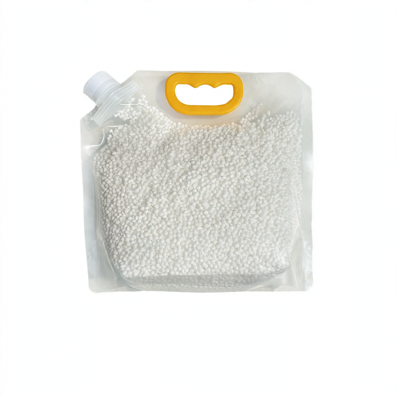 Refillable dehumidifier with calcium chloride granules
