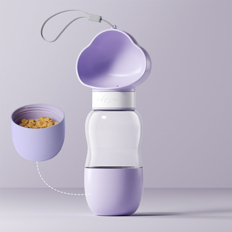 Portable water and feeding bowls for pets