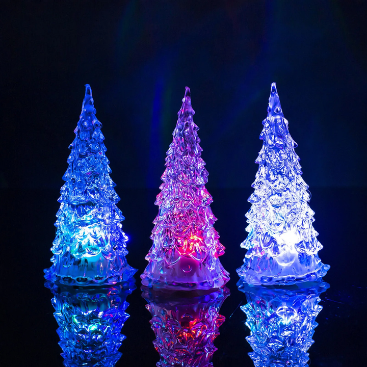 LED Crystal Christmas Tree, 17 cm