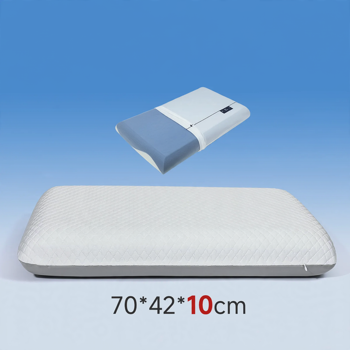 Rectangular Neck Support Pillow made of Memory Foam