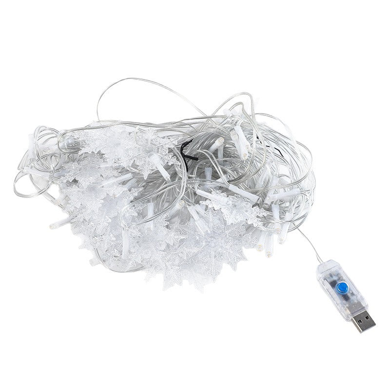 LED star curtain string lights for atmospheric decoration