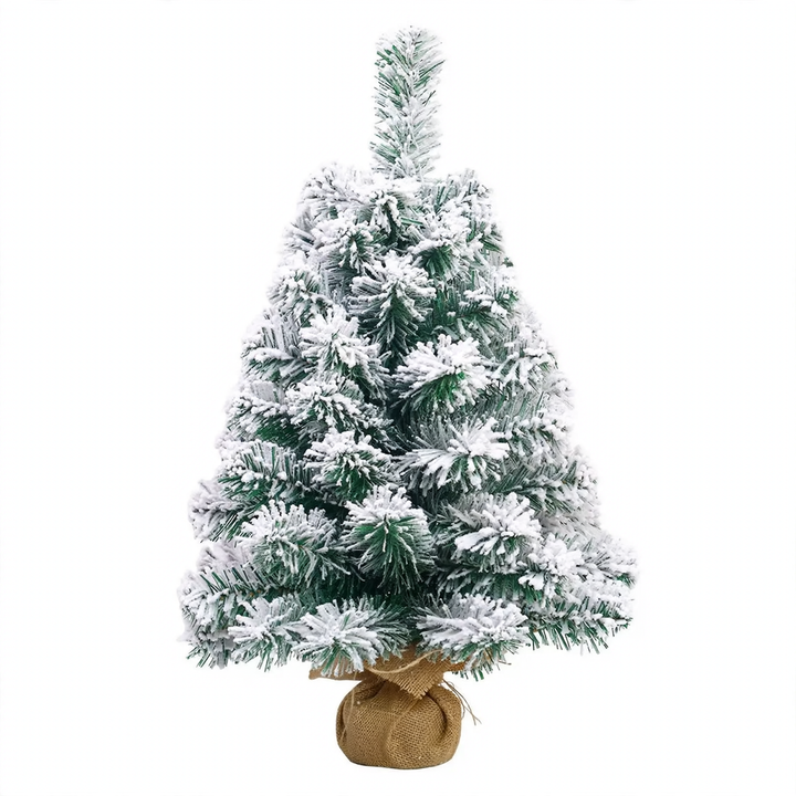 Artificial Mini Christmas Tree with Snow Effect